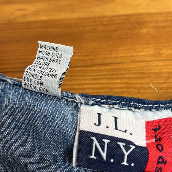 Nautical Denim Sheath Dress - Picture 11 of 15